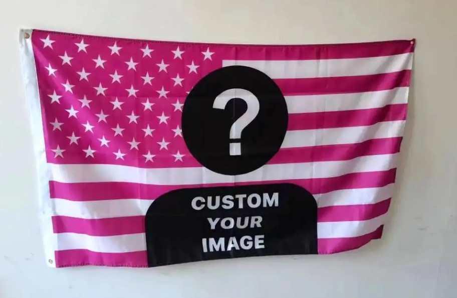 So gestalten Sie beidseitige Fahnen mit Ihrem eigenen Design