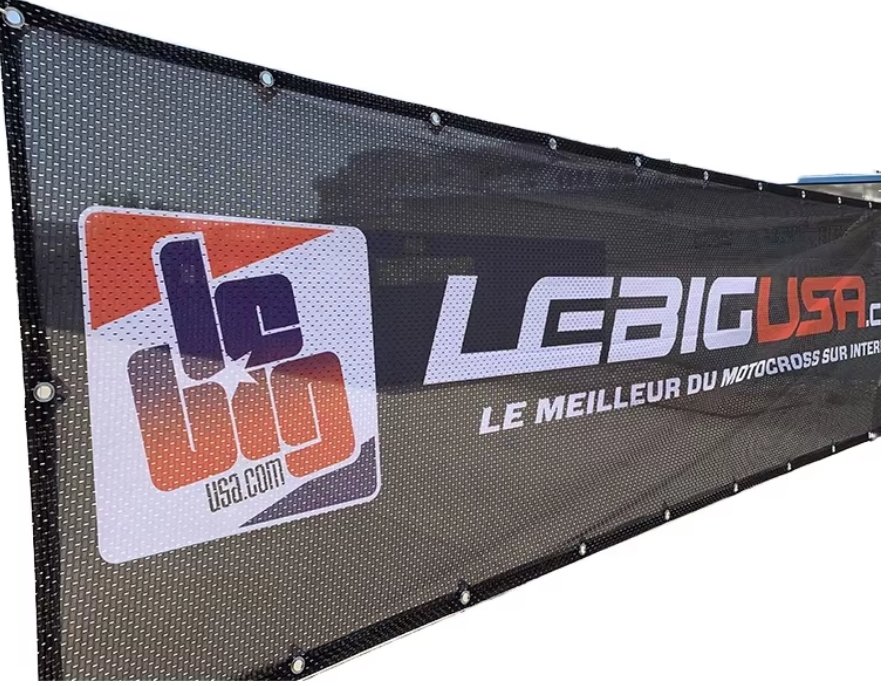 Bannière Tissu Maille