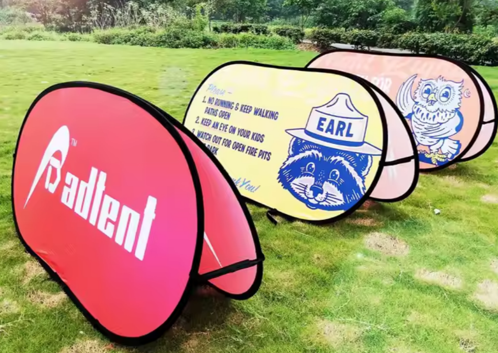 bannière pop-up horizontale