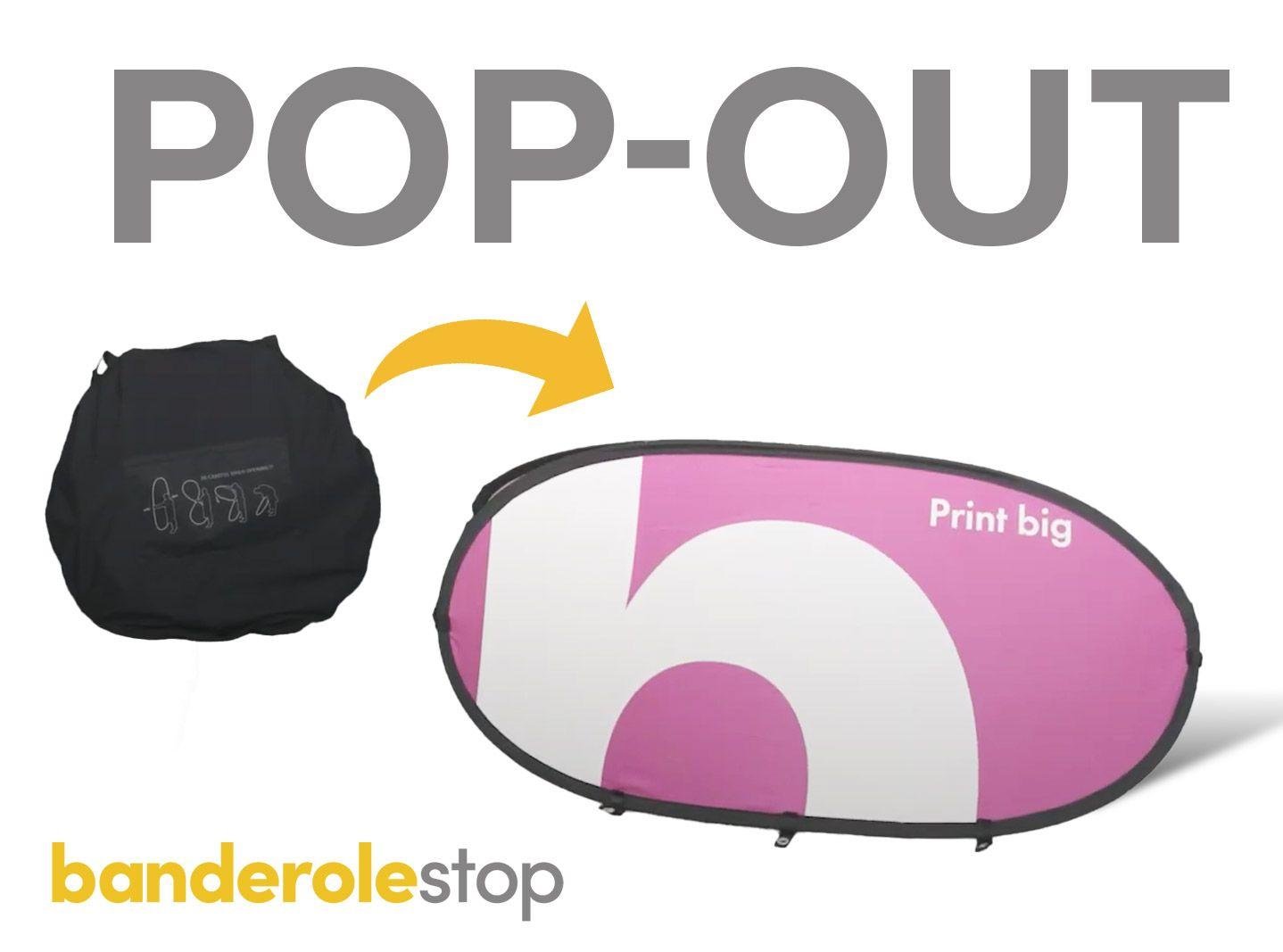 Conception de la Banderole Pop Out