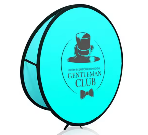 Bannières pop-up rondes