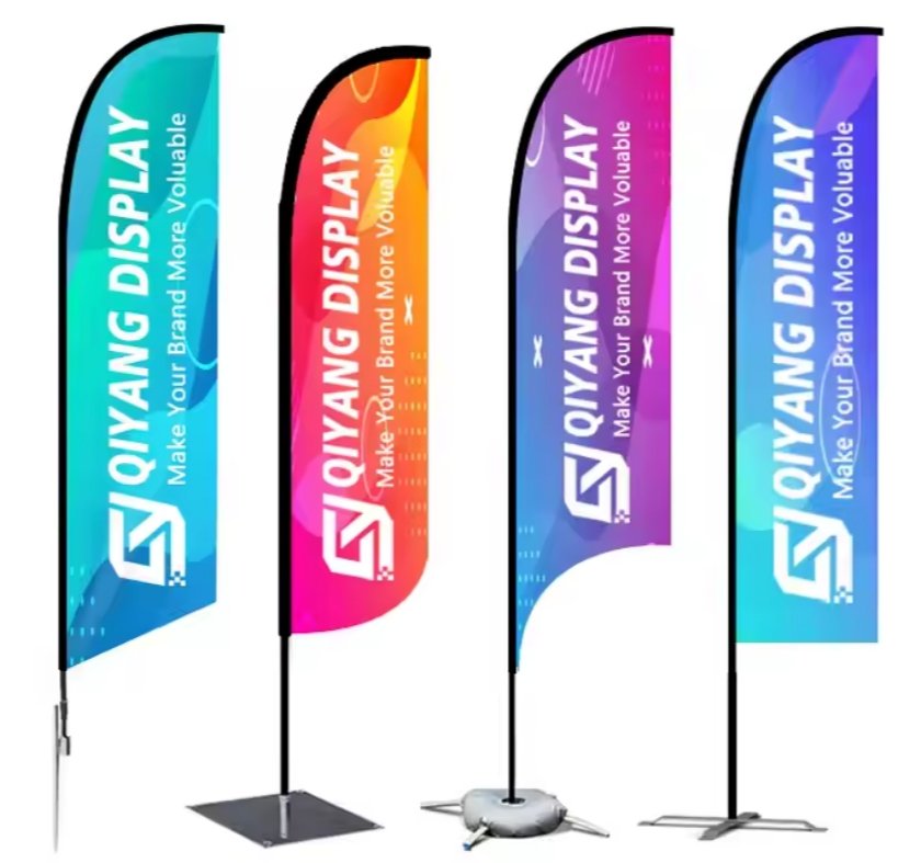 drapeau flamme personnalisé