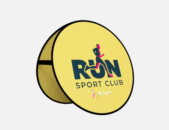 Bannières pop-up rondes