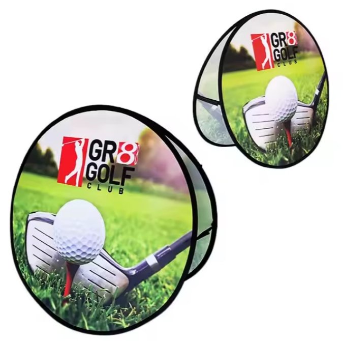 Bannières pop-up rondes