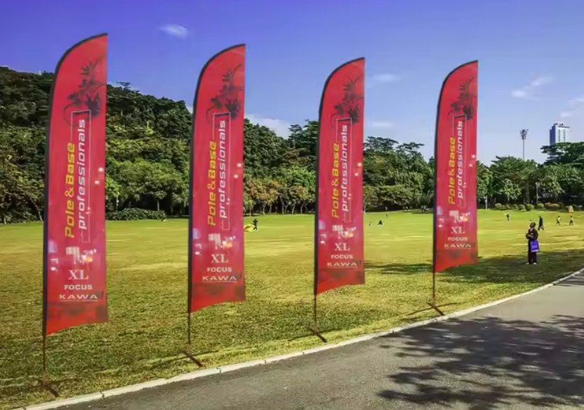 flamme publicitaire extérieur