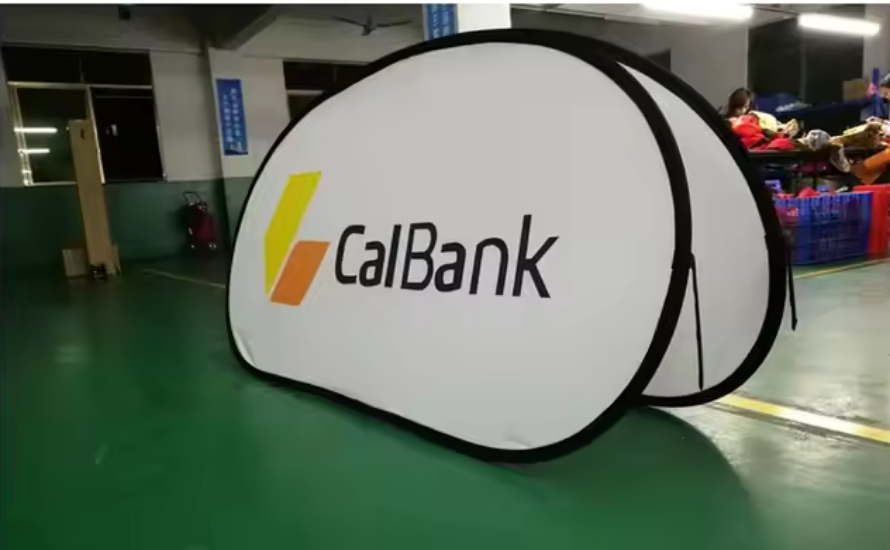 banderole Pop Out ovale