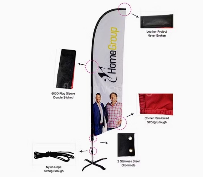 drapeau publicitaire