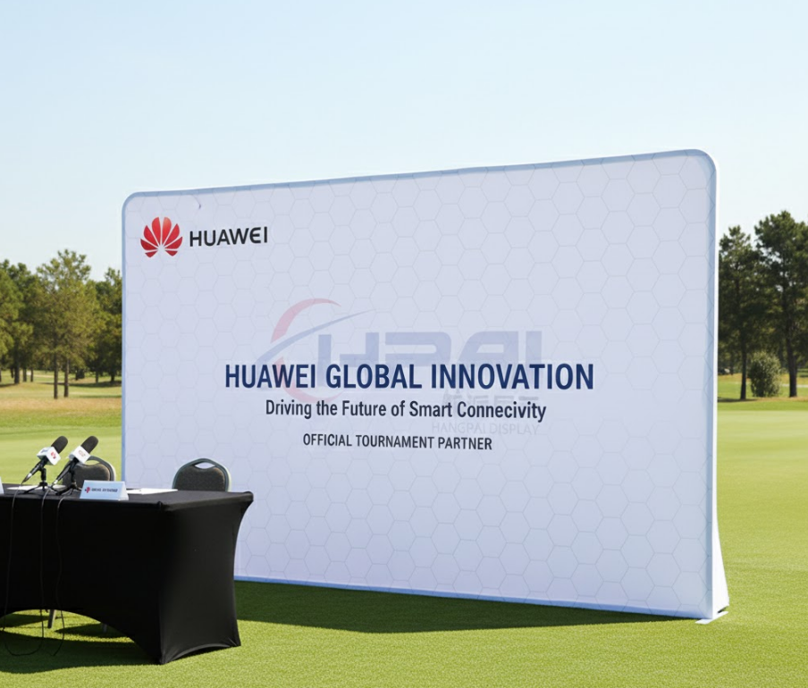 Présentoir en Tissu Tendu & Mur d'Image Textile