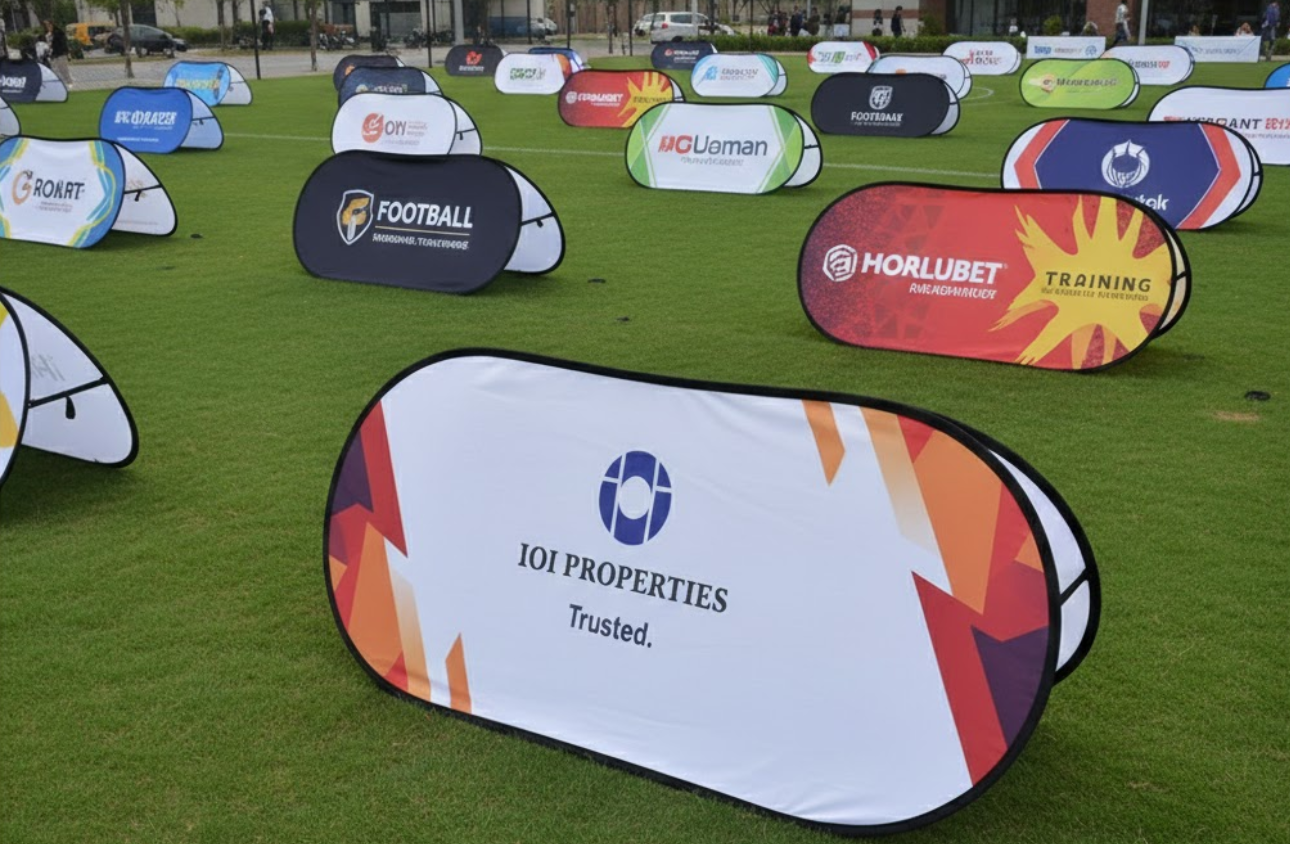 Bannières pop-up horizontales personnalisées