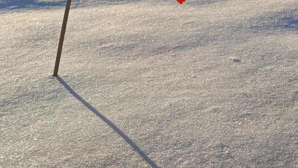 Adapter le pied oriflamme au type de sol