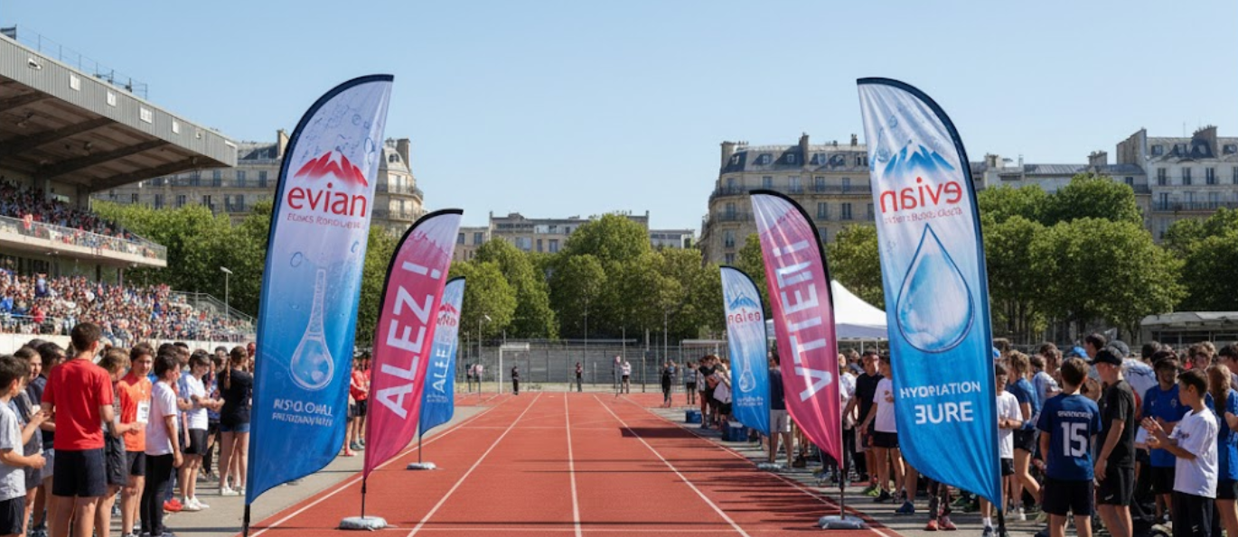 Oriflamme publicitaire extérieur pas cher.