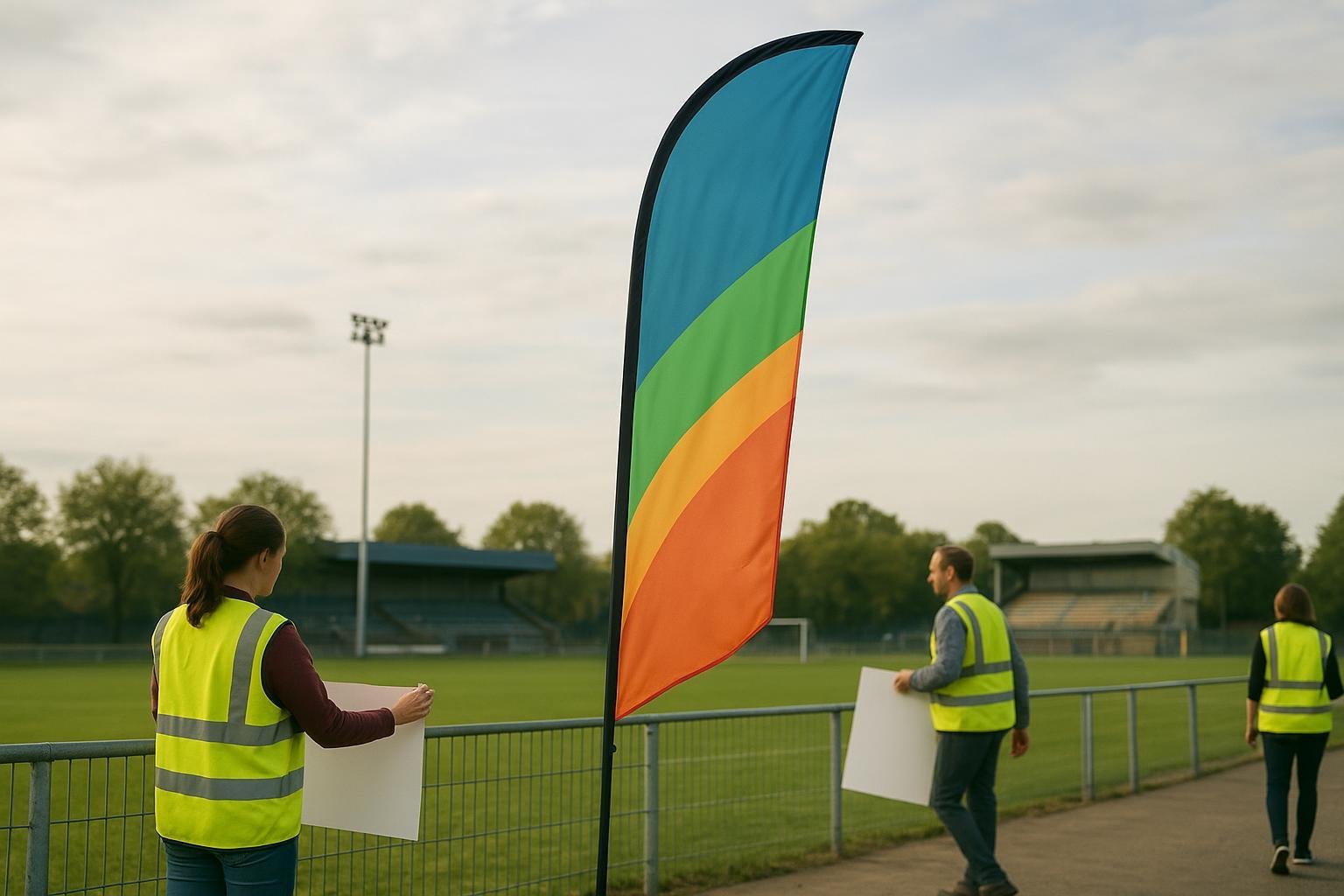 Drapeau plume club sportif : guide de choix